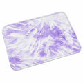 Abstraktes Lila Tie-Dye Badezimmerteppich-Set, 3-teilig, Weich und Saugfähig, für Bad und WC
