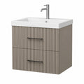 Elegantes Badmöbel-Set Liana 60 cm mit Keramikwaschbecken, Spiegelschrank und Softclose-Funktion